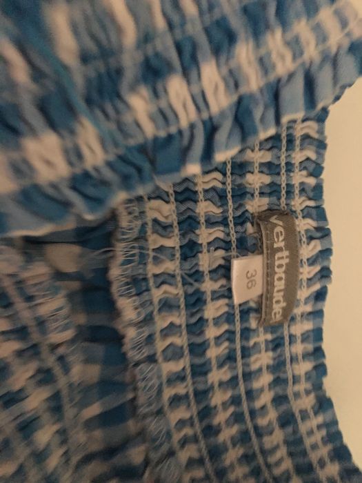 Top azul camisola azul tamamho 36