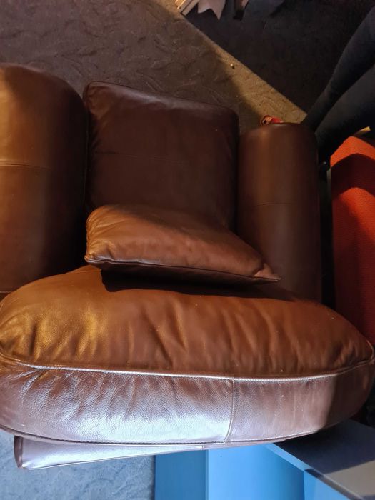 Fotel skórzany duży