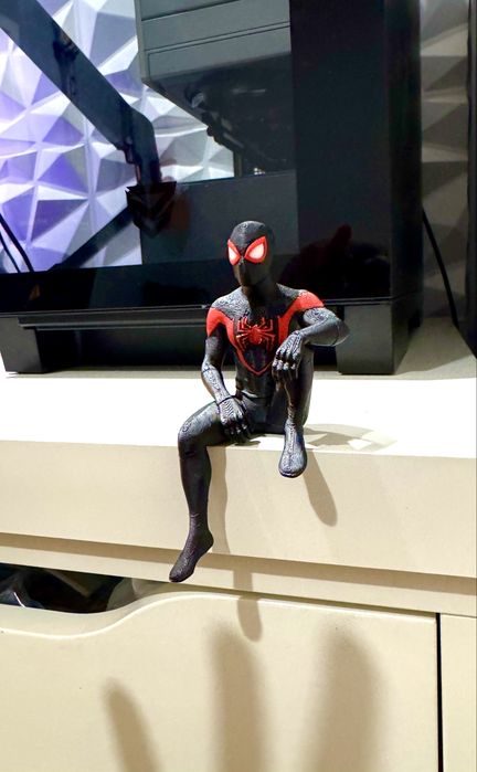 miles Morales - Boneco decorativo para setup/gaming