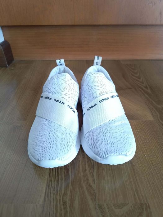 Buty sportowe siateczkowe adidas białe r. 36