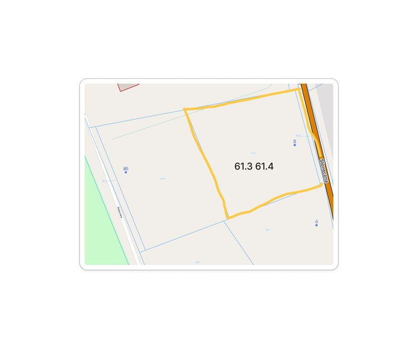 Piękna działka budowlana z planem miejscowym.