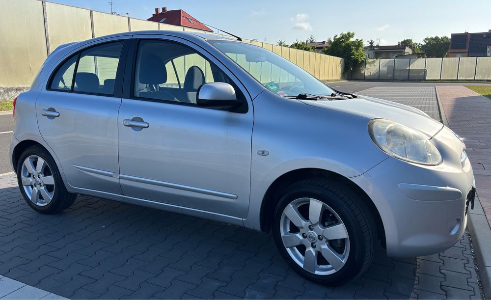 Nissan Micra model K-13 1,2 benzyna 80 km, tempomat, clima, 2011r,