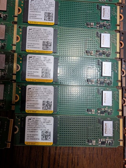 Нові SSD диски 512 Gb М2. Більше 1000 шт. М.2 Hynix, Samsung, WD