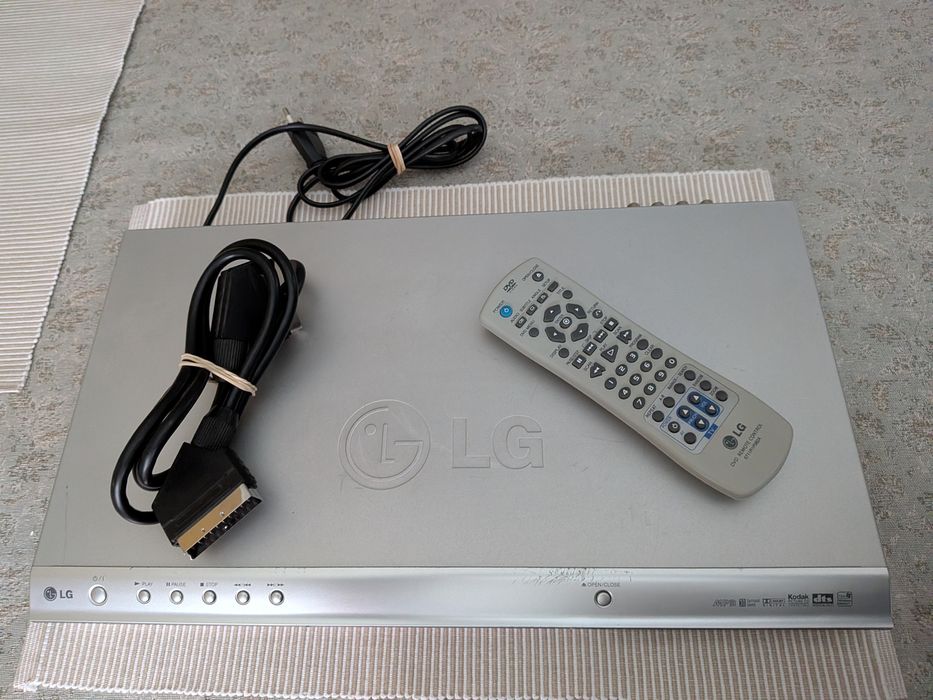 DVD LG cor cinza