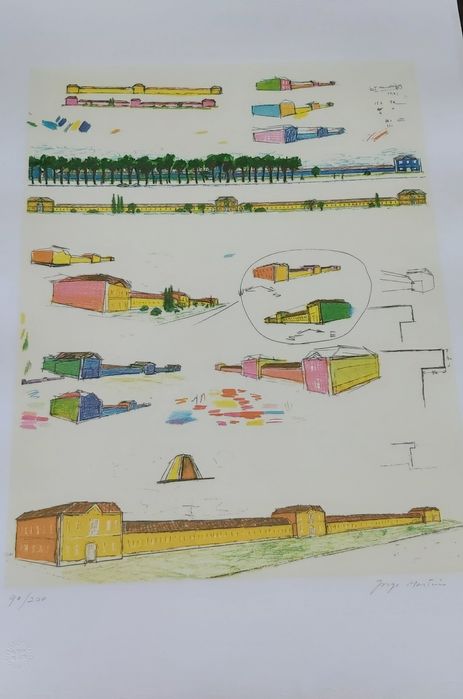 Serigrafia de Jorge Martins