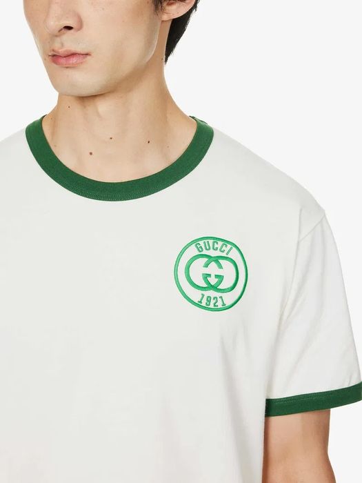 Gucci бавовняна біла футболка