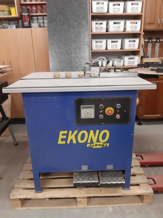 Okleiniarka i frezarka do obrzeży PCV JAROMA+przyrząd pomiarowy