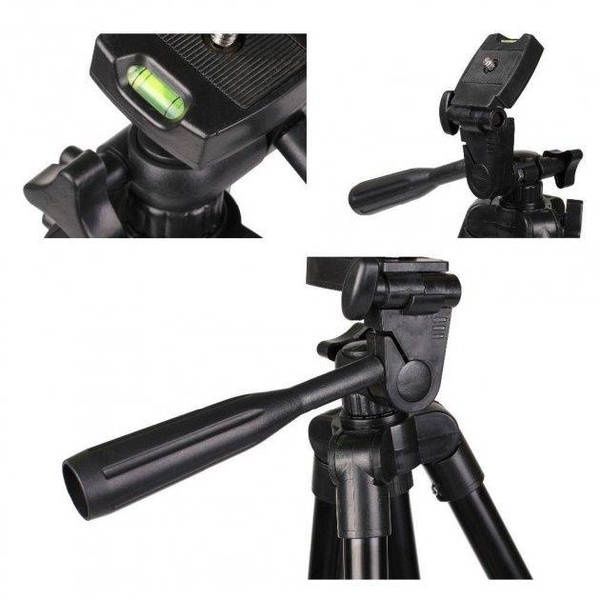 Штатив напольный Tripod 3120A для фотоаппарата, телефона, камеры Черн