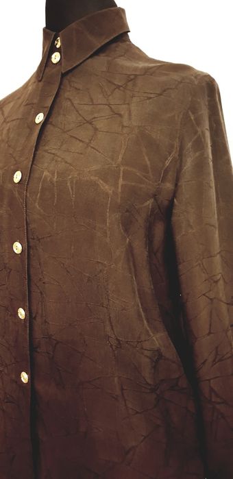 Bluzka koszula jedwabna cupro 42 44