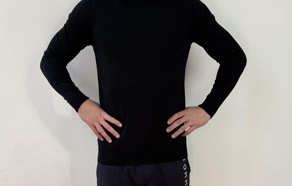 Mario Conti golf wełniany sweter męski M 100%merino 
100%wełna  merin