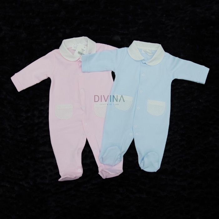 Babygrow bebé rosa e azul