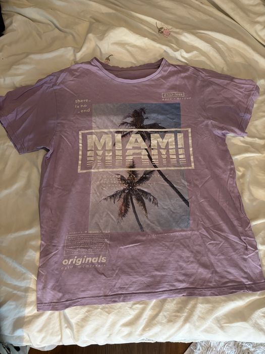 Męski T-shirt z nadrukiem