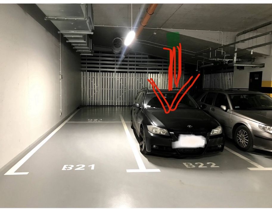 Podwójne miejsce parkingowe Mokotow