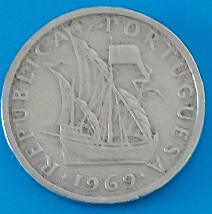 5$00 de 1969 Republica Portuguesa