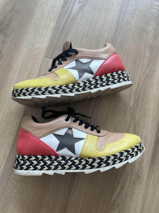 Buty snekersey Stella McCartney Star Macy Sneakers skorzane buty