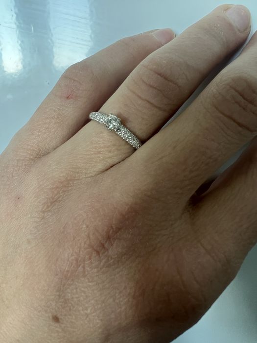 Кольцо с бриллиантами 16.5 рр