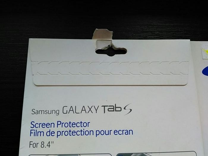 Oryginalna folia do tableta Samsung Galaxy Tab S 8,4" 2szt tylko 20zł