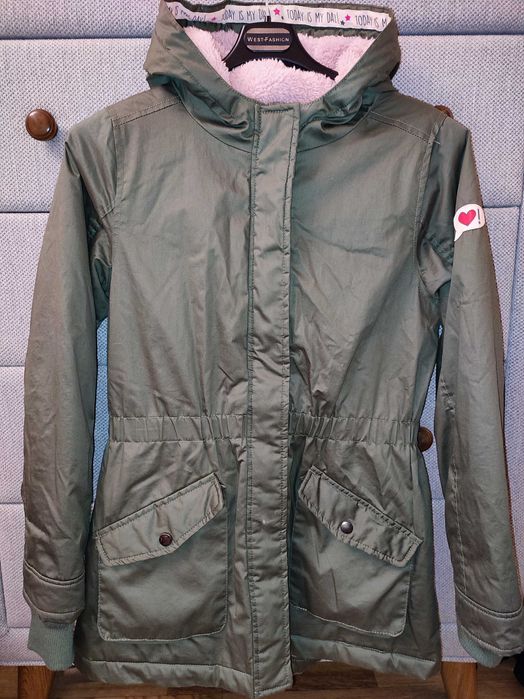 Парка демісезонна на дівчинку р-р 158