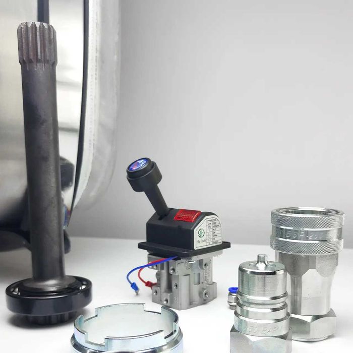 Гидравлика на самосвал MAN, Daf, Iveco КПП ZF, боковой алюминиевый бак