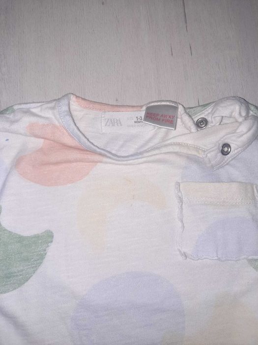 Camisola de verão ZARA para bebé de 1 a 3 meses