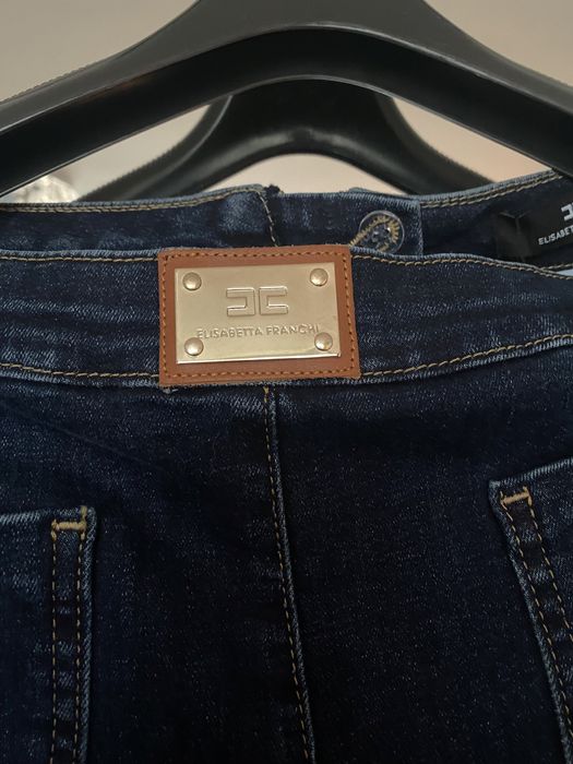 elisabetta franchi spodnie jeansy
