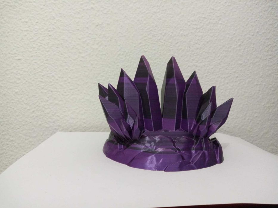 Suporte de telemovel cristal imprimido em 3d