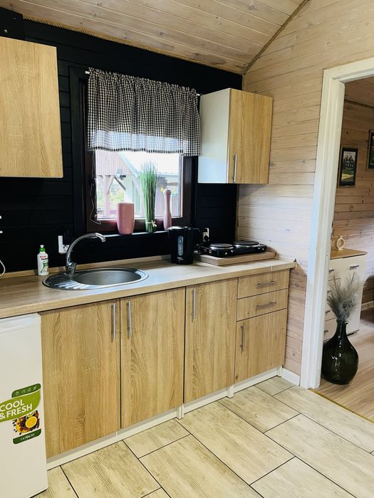 Domek Wiele na Kaszubach sauna balia Jezioro las