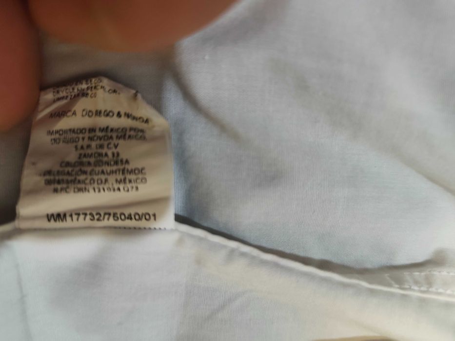 Camisa nova De Rego & Novoa
