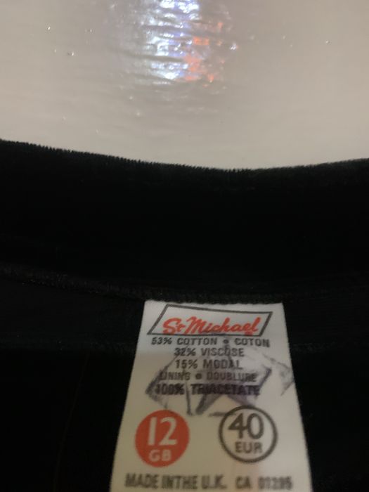 Вінтажна чорна оксамитова максіспідниця