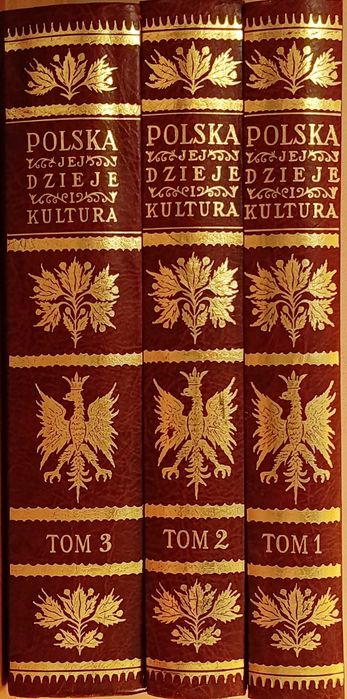 Polska jej dzieje i kultura – Komplet 3 Tomy (Reprint 1992) | STAN BDB