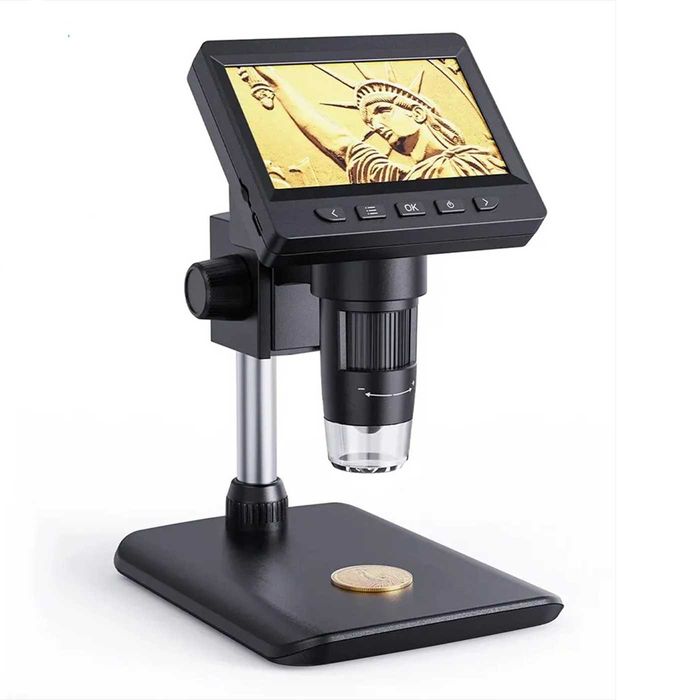 Mikroskop Cyfrowy z Ekranem LCD 4.3" | Powiększenie 1000x