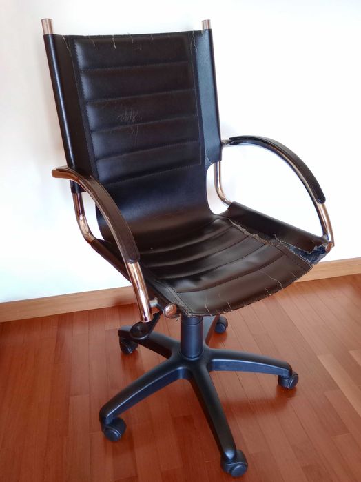 Cadeira elevatória, giratória de secretária escritório para recuperar