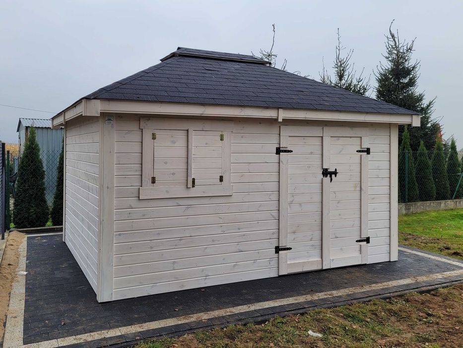 • • • • Domek narzędziowy • • • • ALAN 3x4 m DREWNOTRIK (każdy wymiar)