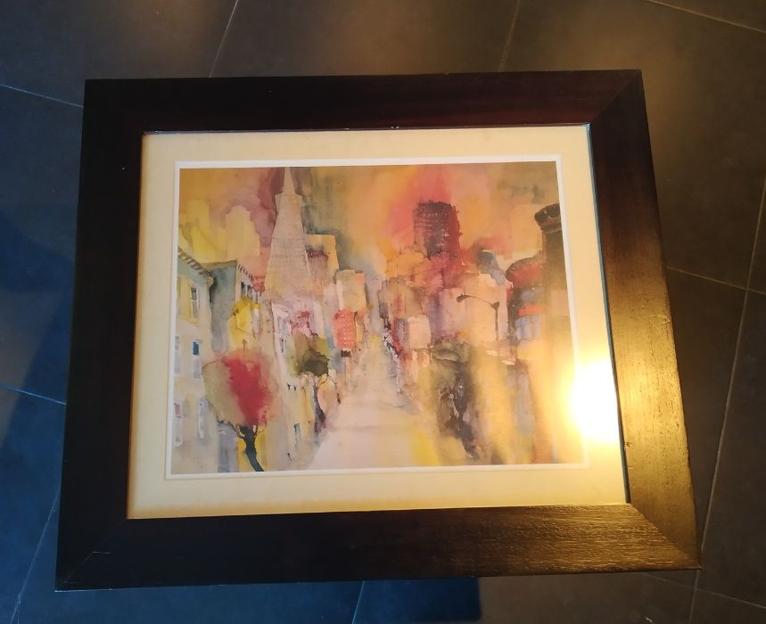 2 Quadros com molduras