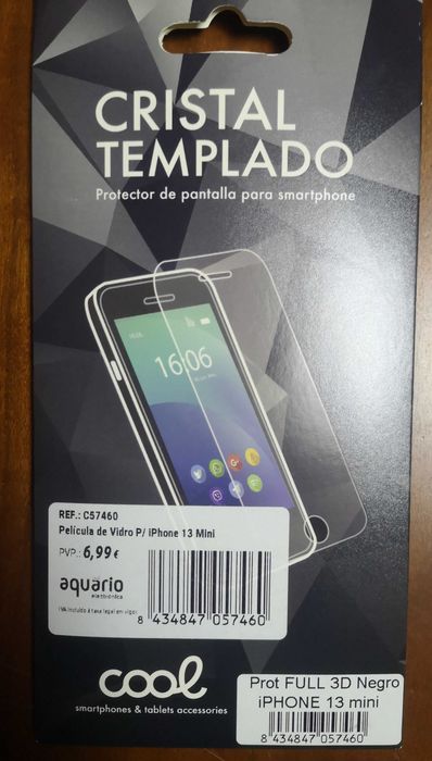 Película de Vidro P/ iPhone 13 Mini