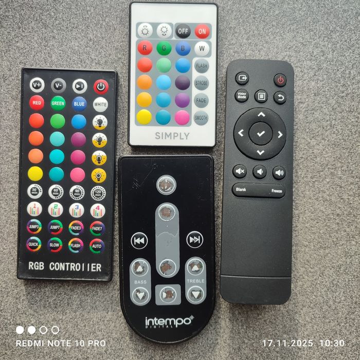 Пульты управления для разной техники