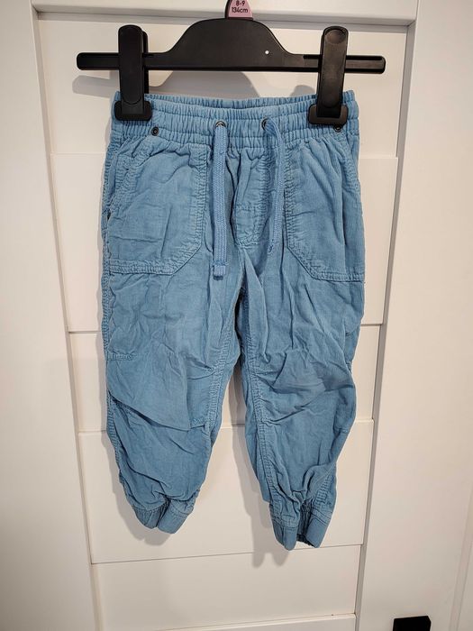 Ocieplane spodnie sztruksowe dla chłopca