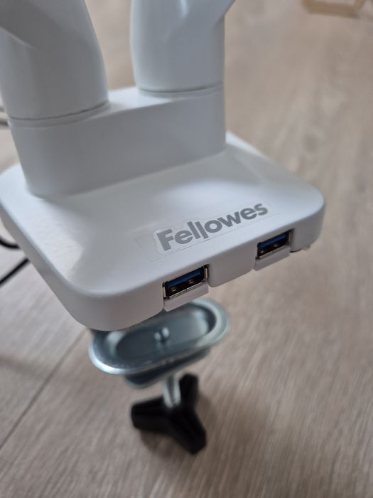 Uchwyt na 2 monitory Fellowes Platinum 32 cale