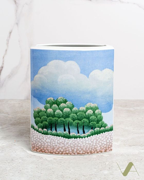 Wazon Rosenthal we współpracy z chorwackim artsytą - Ivanem Rabuzinem. Seria kolekcjonerska