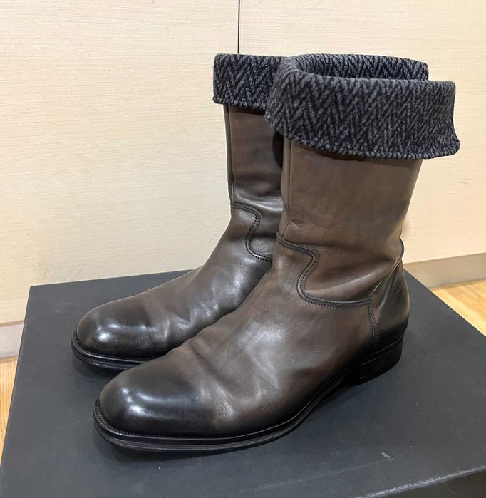 BOSS piękne kozaki męskie 44