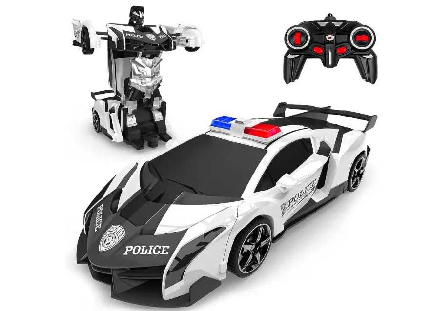 Zdalnie sterowany samochód policyjny transformers
