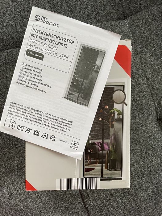 Moskitiera drzwiowa z magnesem 100x220