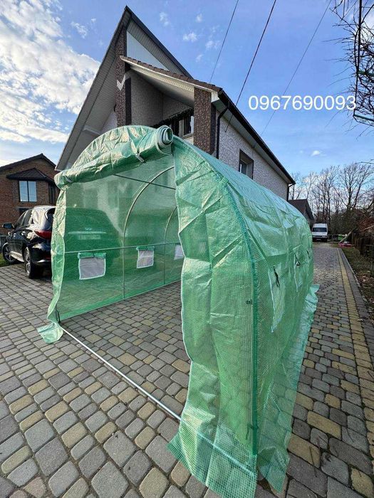 Польська теплиця парник з вікнами теплица садовая для рассады 6 10 18