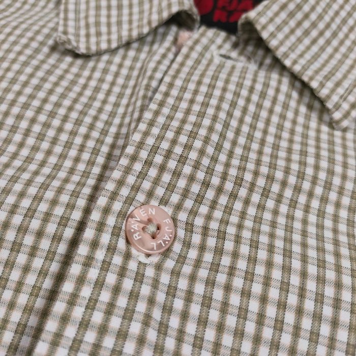 FJALLRAVEN Koszula w Kratkę Damska Logowana r. M