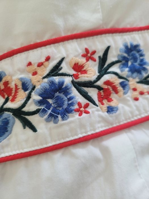 Sukienka folk haft piękna kobieca tanio