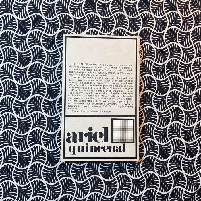 El Final de La Utopia - Herbert Marcuse