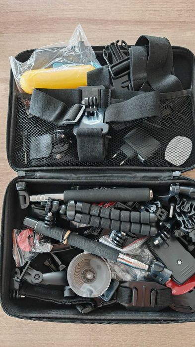 2x GoPro Hero 8 Black, 6 baterii, ładowarka dual.