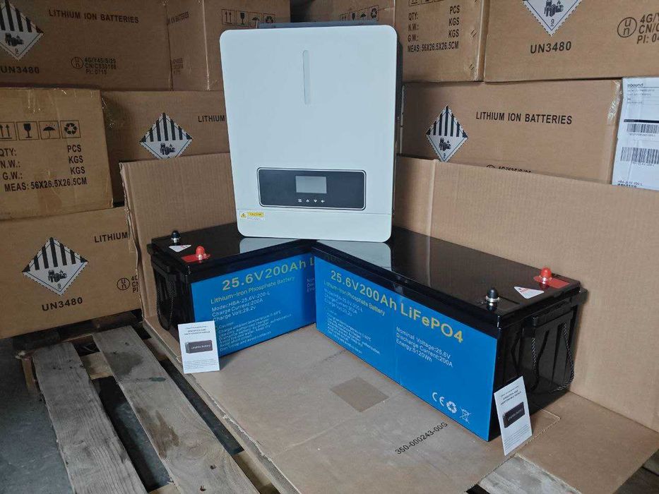 Інвертор гібридний, инвертор 4,2кВт, 24В, Інвертор Daxtromn AGH-4.2KW