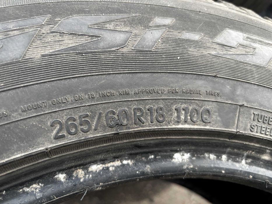 265-60-R18 TOYO OBSERVE GS5i = одна штука зимней резины GERMANY 2023