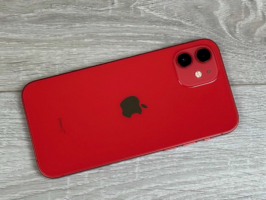 Apple iPhone 12 - 128GB - RED Neverlock 100% АКУМУЛЯТОР №511